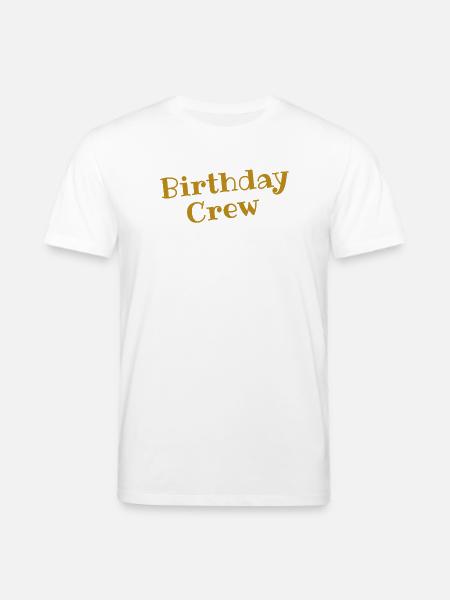 Birthday Crew - Stanley/Stella Unisex Bio-T-Shirt CREATOR - Weiß