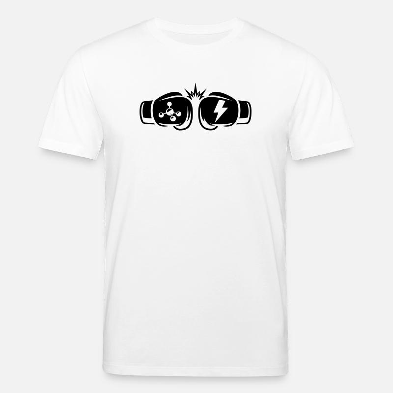 Power vs Gas - Stanley/Stella CREATOR Unisex Organic T-Shirt - white
