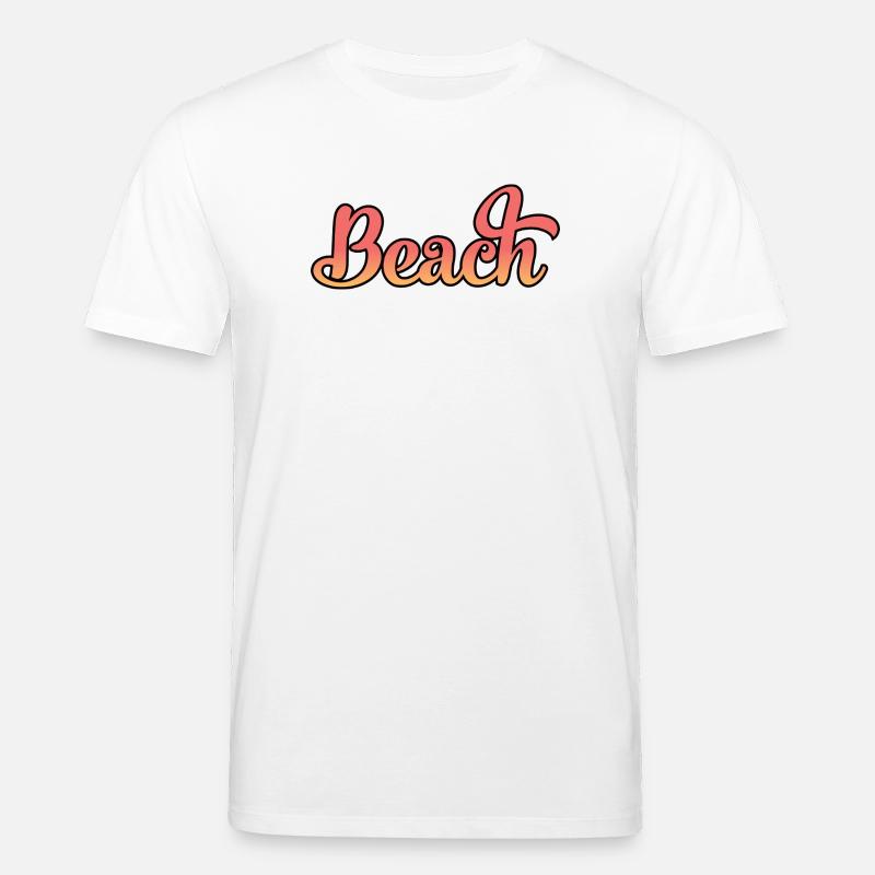 Beach - Stanley/Stella CREATOR Unisex Organic T-Shirt - white