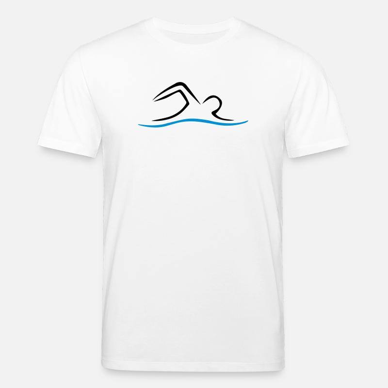 SCHWIMMEN - Stanley/Stella Unisex Bio-T-Shirt CREATOR  - Weiß
