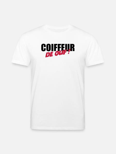 Coiffure / Coiffeur / Coiffeuse / Mode / Cheveux - T-shirt bio CREATOR Stanley/Stella Unisexe - blanc