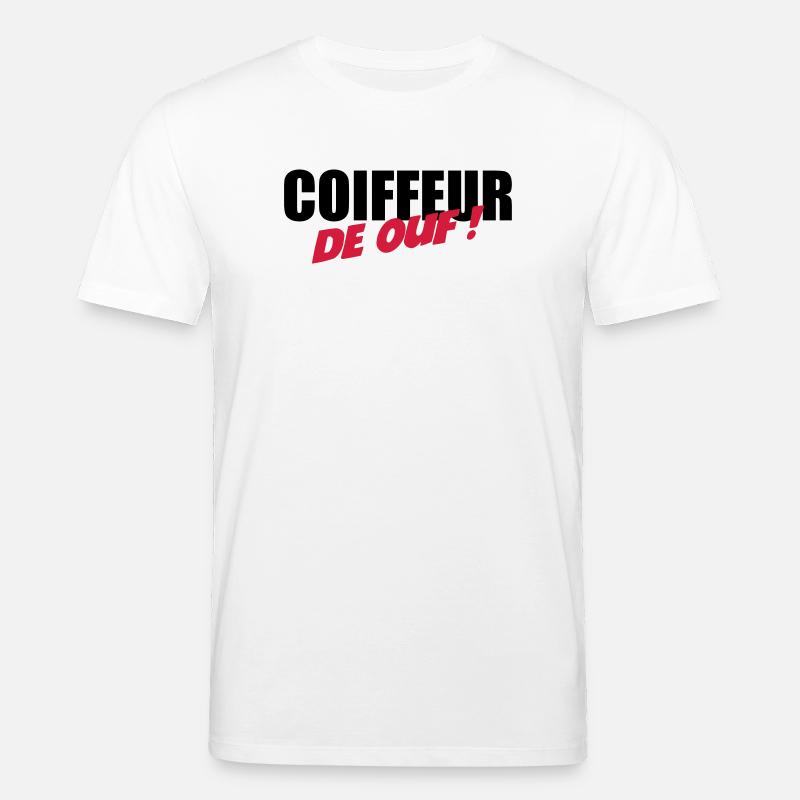 Coiffure / Coiffeur / Coiffeuse / Mode / Cheveux - T-shirt bio CREATOR Stanley/Stella Unisexe - blanc