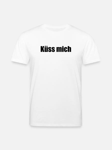 Küss mich - Stanley/Stella Unisex Bio-T-Shirt CREATOR  - Weiß