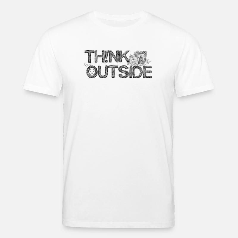 THINK_OUTSIDE - Stanley/Stella Unisex Bio-T-Shirt CREATOR  - Weiß