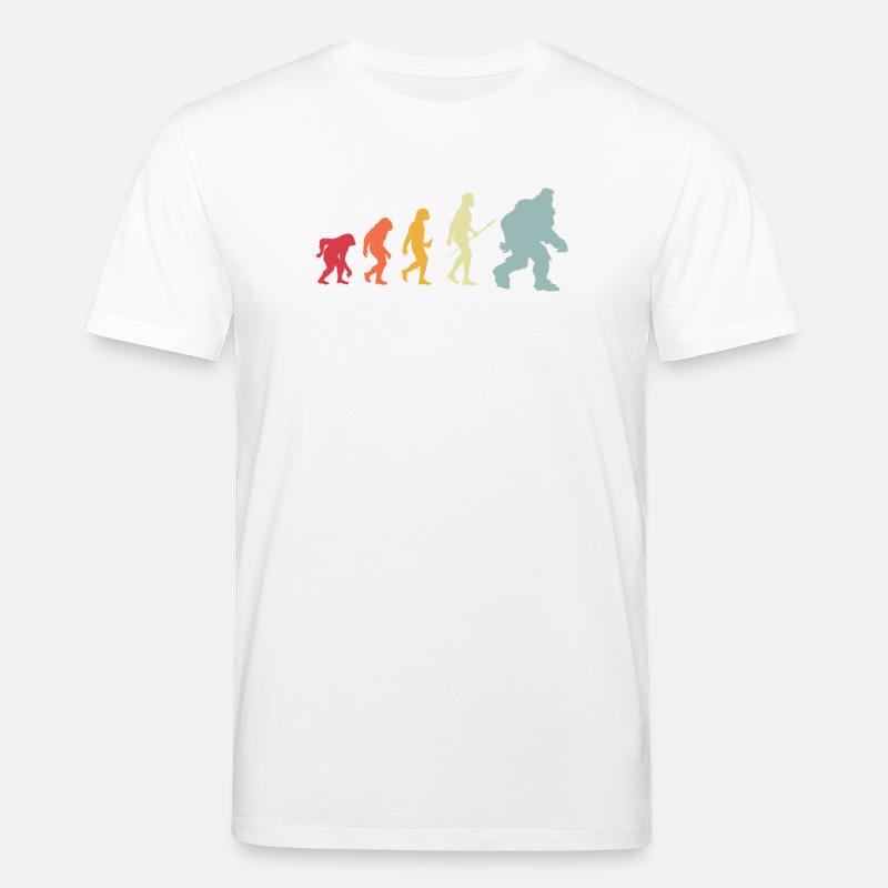 bigfoot_Evolution_4 - Stanley/Stella Unisex Bio-T-Shirt CREATOR  - Weiß