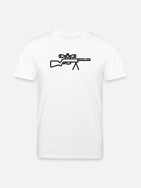 sniper - Stanley/Stella CREATOR Unisex Organic T-Shirt - white