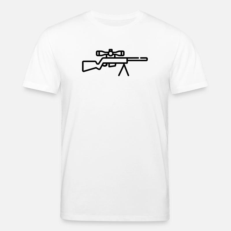 Scharfschütze - Stanley/Stella Unisex Bio-T-Shirt CREATOR  - Weiß