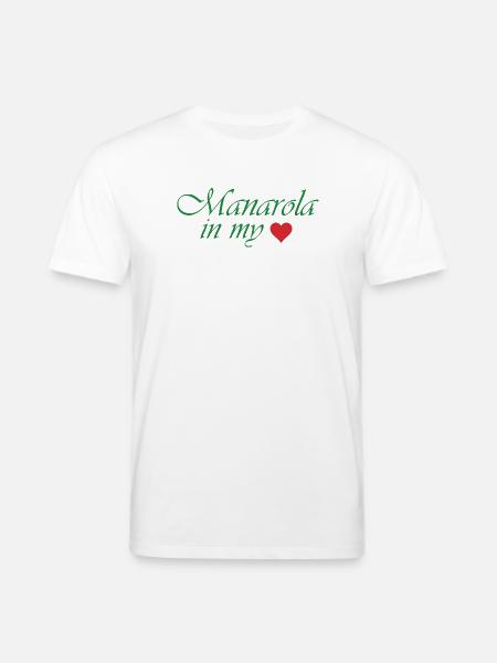 Manarola in my Heart - Stanley/Stella CREATOR Unisex Organic T-Shirt - white