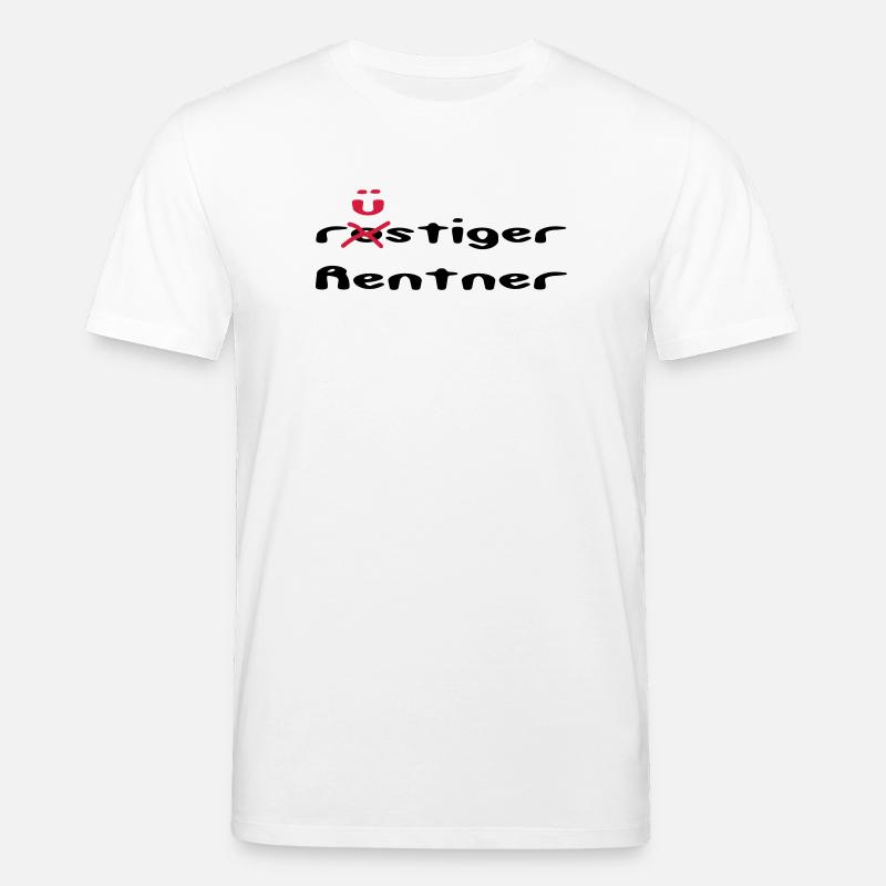 rostiger/rüstiger Rentner - Stanley/Stella Unisex Bio-T-Shirt CREATOR  - Weiß
