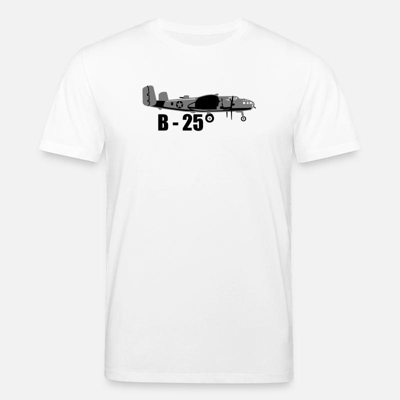 Bomber B-25 - Stanley/Stella Unisex Bio-T-Shirt CREATOR  - Weiß