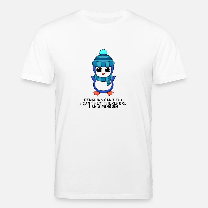 Ich bin ein Pinguin - Stanley/Stella Unisex Bio-T-Shirt CREATOR  - Weiß