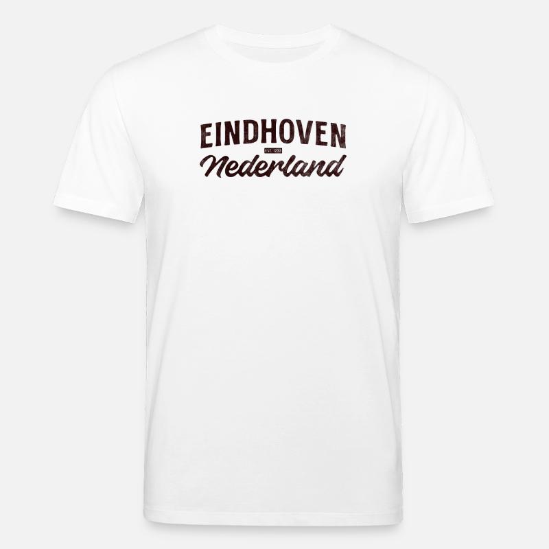 Eindhoven Nederland Script Logo - T-shirt bio CREATOR Stanley/Stella Unisexe - blanc