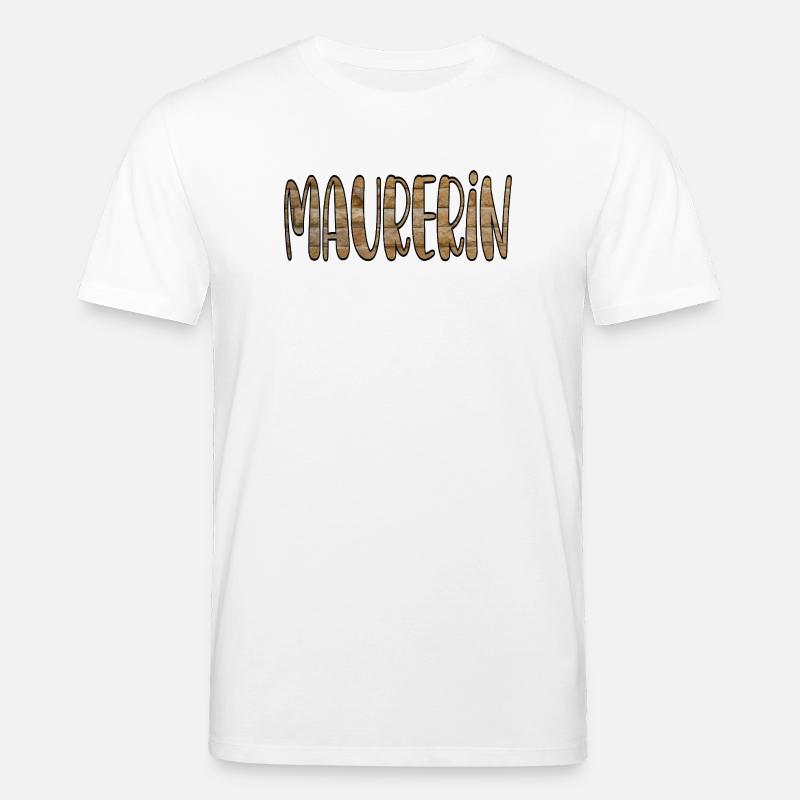 Construction industry bricklayer house construction - Stanley/Stella CREATOR Unisex Organic T-Shirt - white