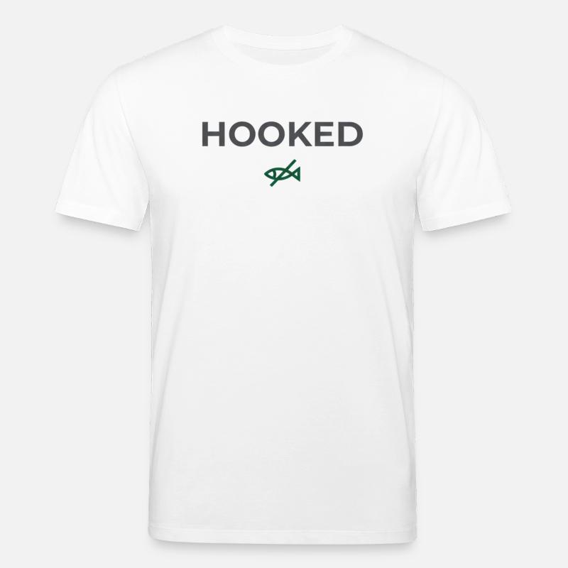 Hooked Angler Graphic Tee - Stanley/Stella Unisex Bio-T-Shirt CREATOR  - Weiß