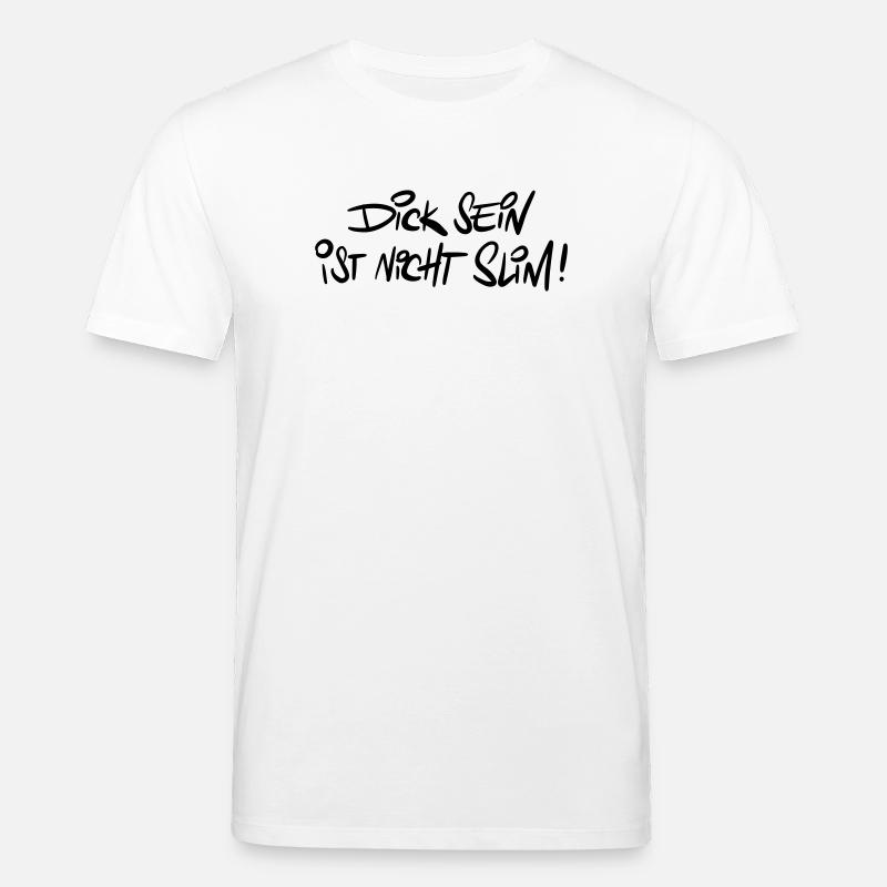 Dicksein Humour Dire Jeu De Mots - T-shirt bio CREATOR Stanley/Stella Unisexe - blanc