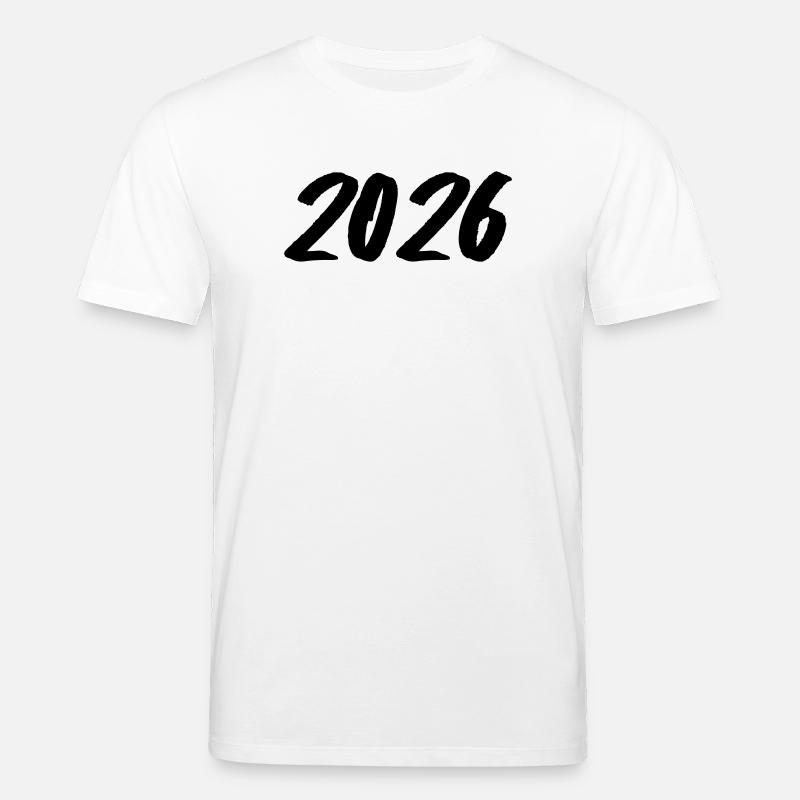 Coup de pinceau année 2026 - T-shirt bio CREATOR Stanley/Stella Unisexe - blanc