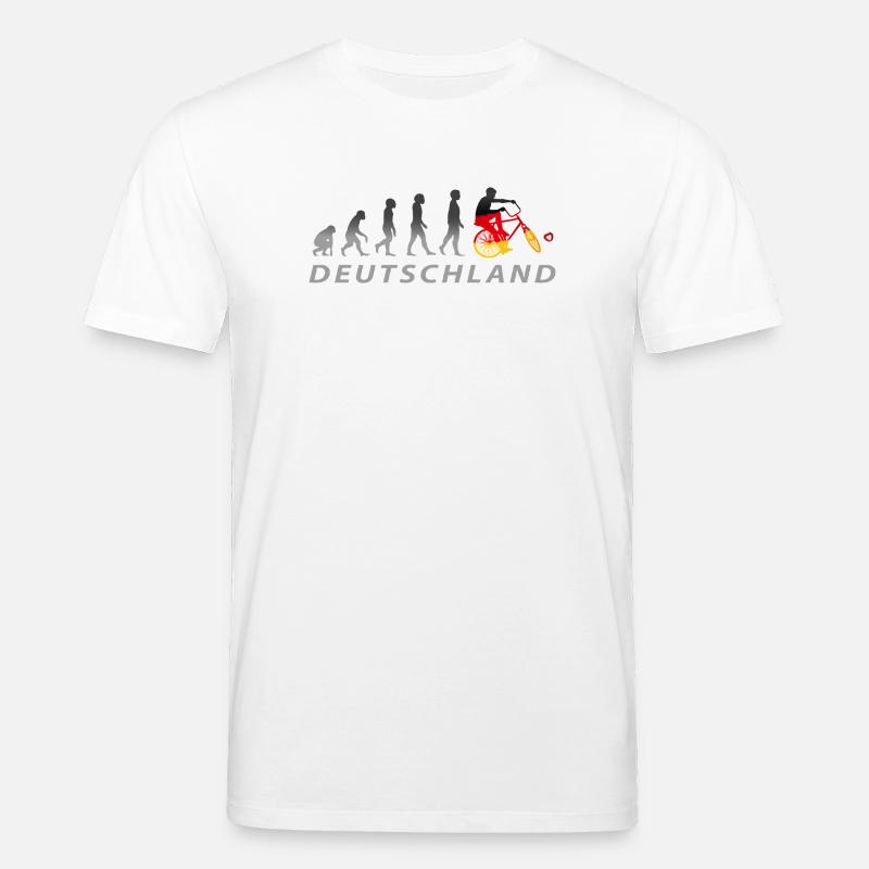 Radball, Cycleball, Hallenradsport, Evolution - Stanley/Stella Unisex Bio-T-Shirt CREATOR  - Weiß