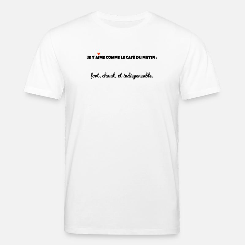 MESSAGE. CITATIONS. HUMOUR. CITATIONS DRÔLES - T-shirt bio CREATOR Stanley/Stella Unisexe - blanc