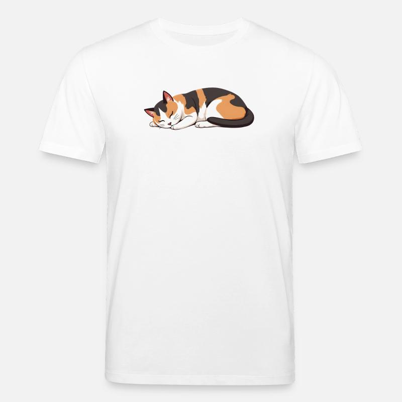 chat endormi - T-shirt bio CREATOR Stanley/Stella Unisexe - blanc
