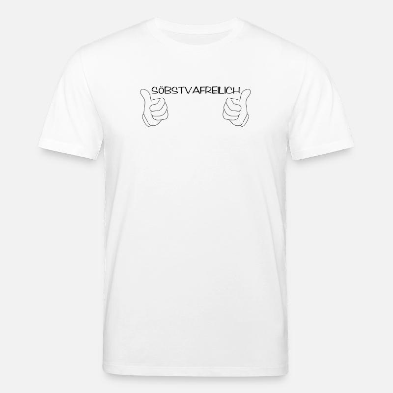 Söbstvafreilich - bien sûr, dialecte - T-shirt bio CREATOR Stanley/Stella Unisexe - blanc