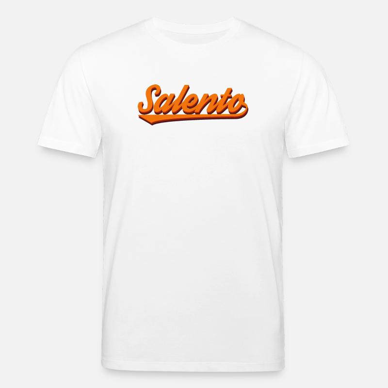 Salento Retro 3D Orange - Stanley/Stella Unisex Bio-T-Shirt CREATOR  - Weiß