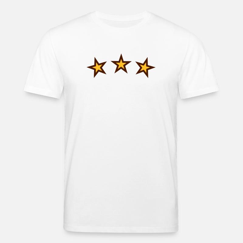 sterne stars sternchen - Stanley/Stella Unisex Bio-T-Shirt CREATOR  - Weiß