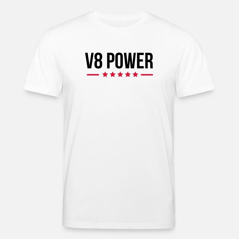 V8 Power - Stanley/Stella Unisex Bio-T-Shirt CREATOR - Weiß