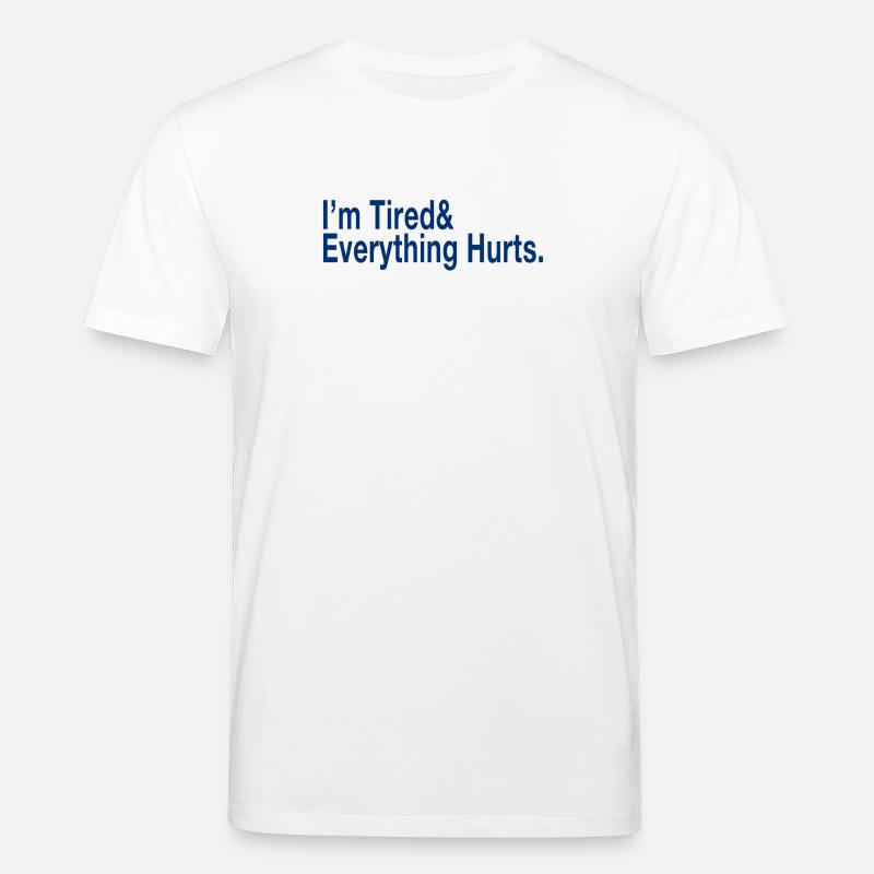 Ich bin müde - Stanley/Stella Unisex Bio-T-Shirt CREATOR  - Weiß