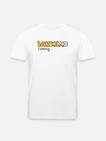 Weekend - T-shirt bio CREATOR Stanley/Stella Unisexe - blanc