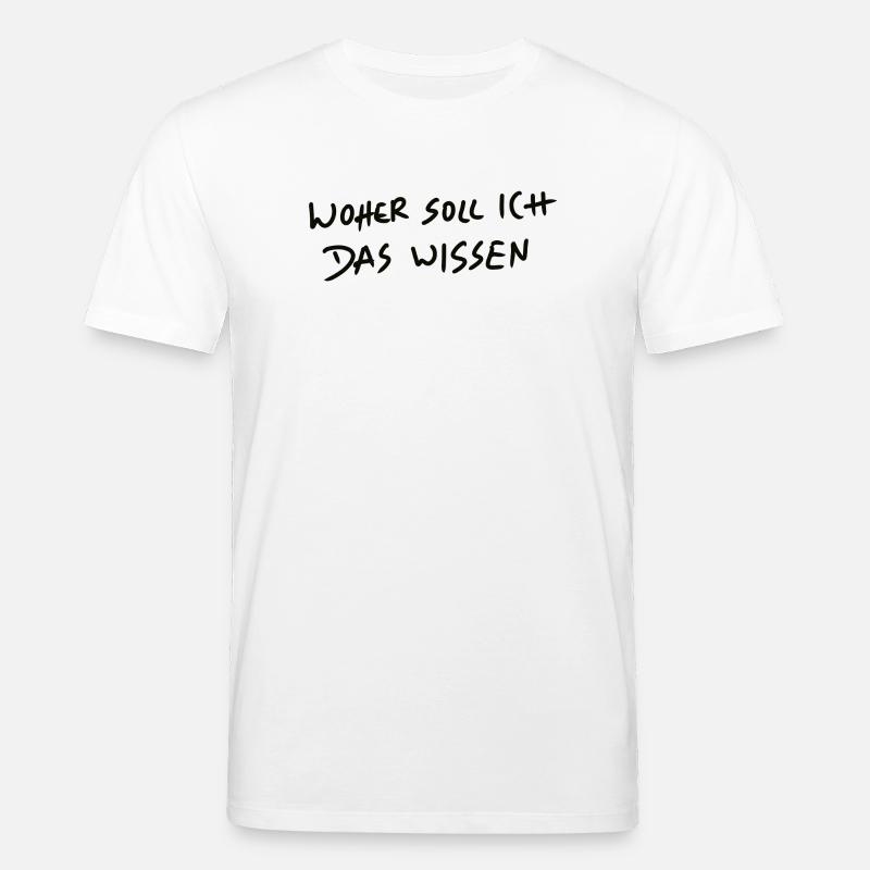 Où devrais-je savoir Graffiti - T-shirt bio CREATOR Stanley/Stella Unisexe - blanc