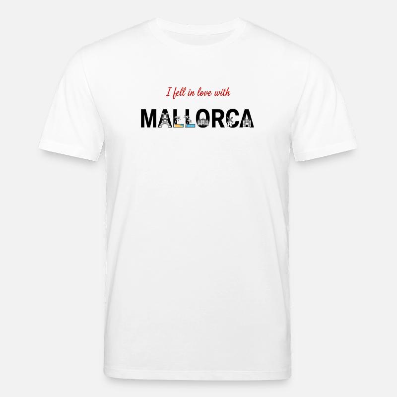Mallorca Liebe – Insel-Feeling & Skyline Design - Stanley/Stella Unisex Bio-T-Shirt CREATOR  - Weiß