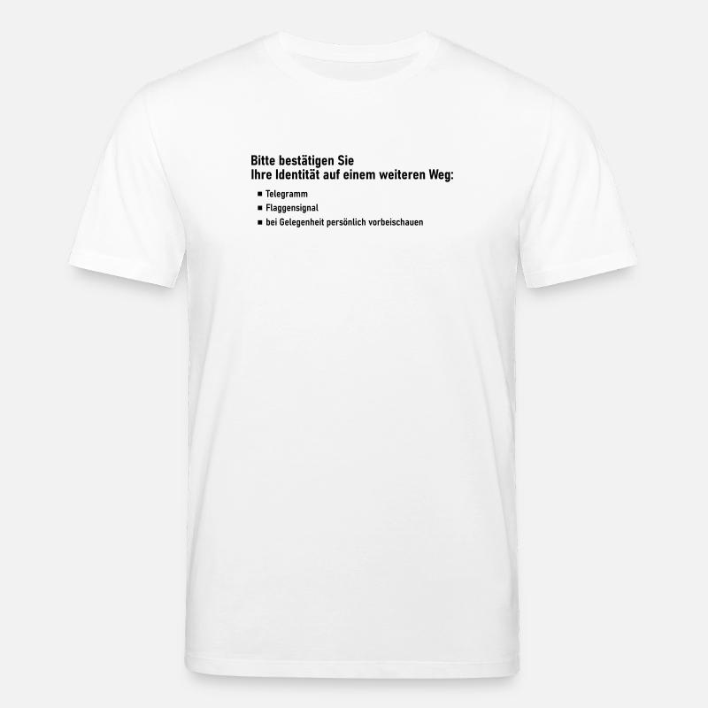 Bestätigung - Stanley/Stella Unisex Bio-T-Shirt CREATOR  - Weiß