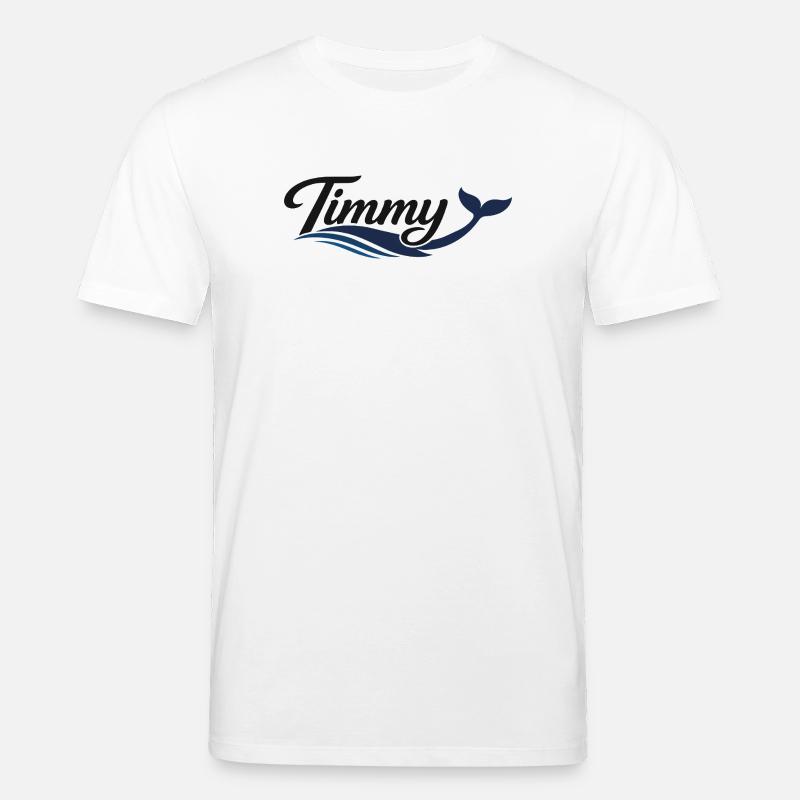 Timmy Wal Ondes typographiques - T-shirt bio CREATOR Stanley/Stella Unisexe - blanc