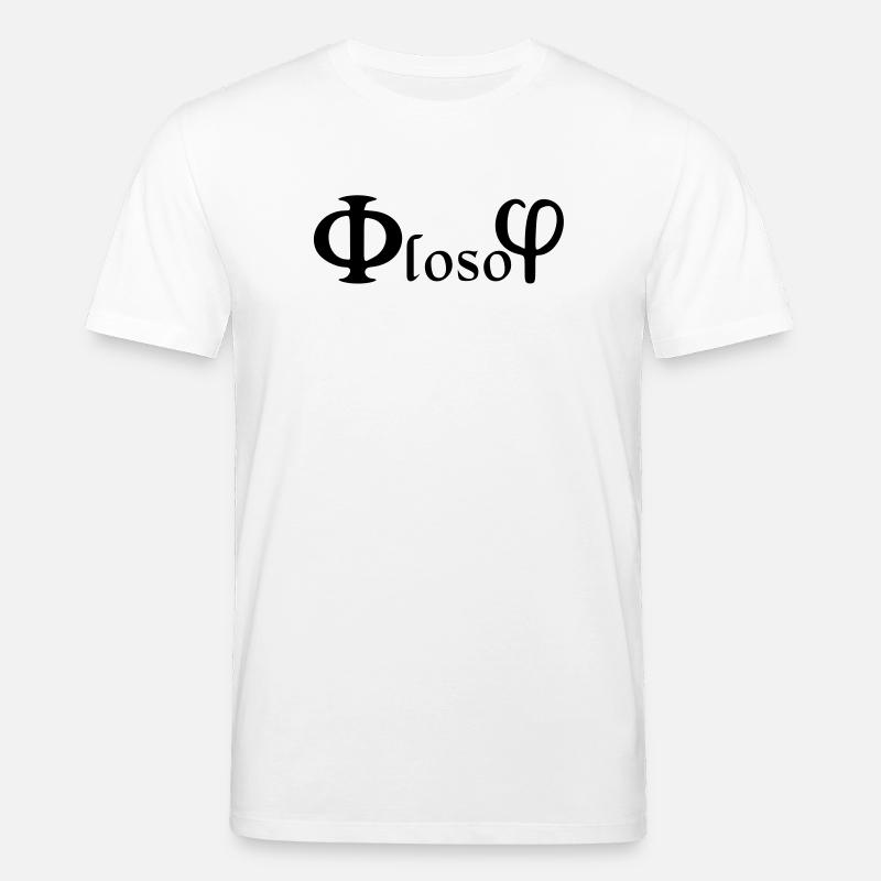 Philosophie / (phi) loso (phi) - T-shirt bio CREATOR Stanley/Stella Unisexe - blanc