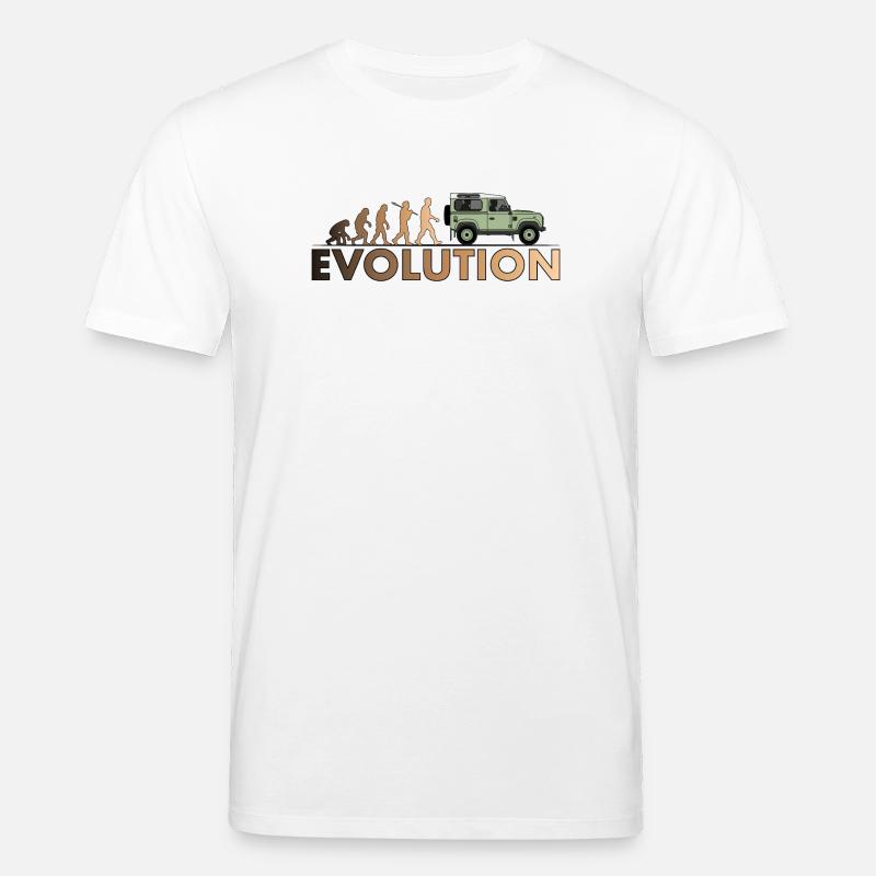 Defender 90 Evolution - T-shirt bio CREATOR Stanley/Stella Unisexe - blanc