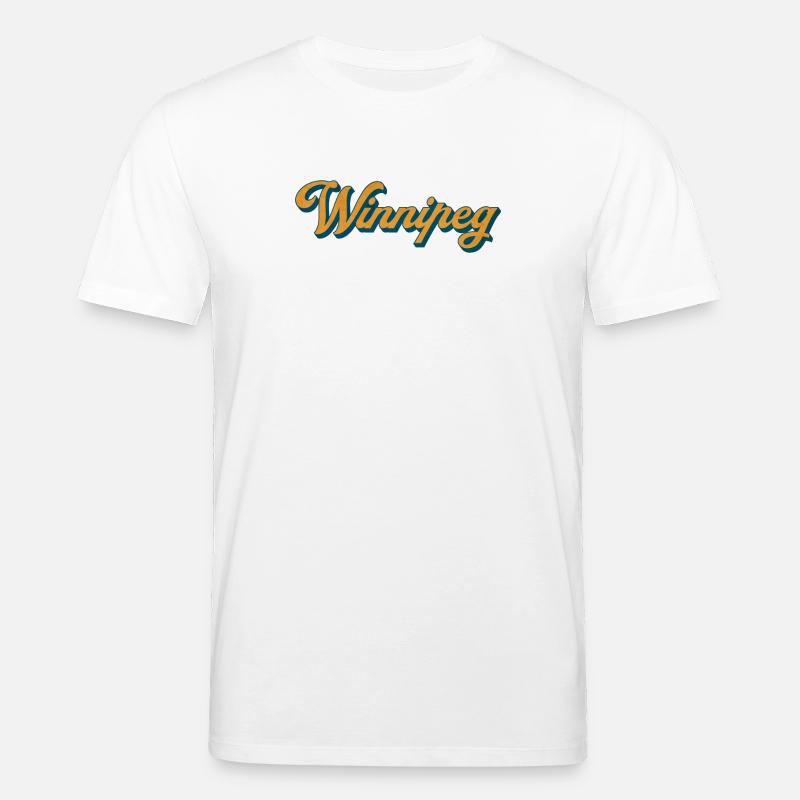 Winnipeg Retro Script - Stanley/Stella Unisex Bio-T-Shirt CREATOR  - Weiß