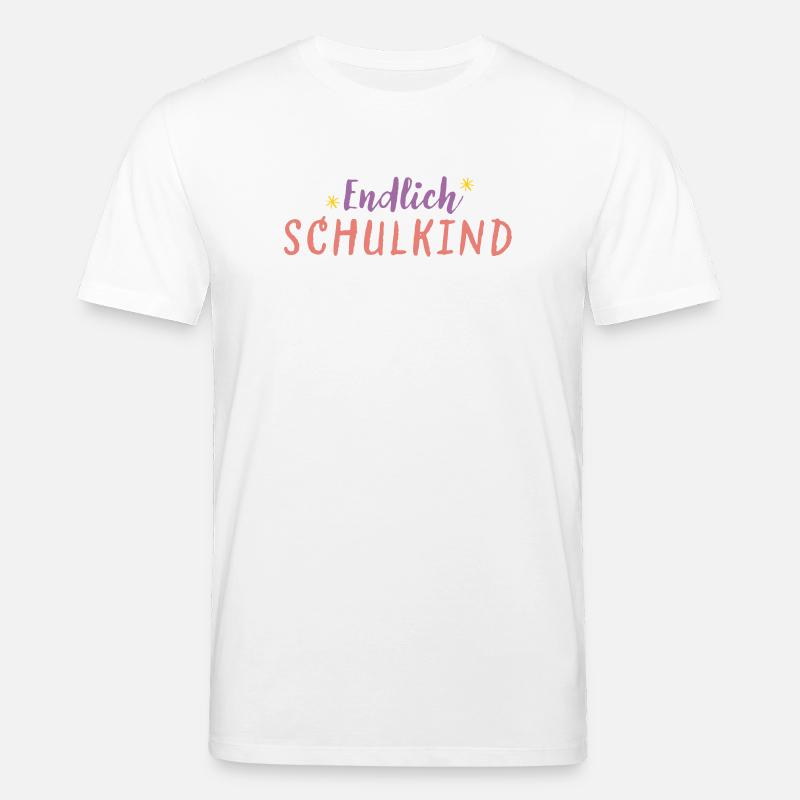 Endlich Schulkind - Stanley/Stella Unisex Bio-T-Shirt CREATOR  - Weiß