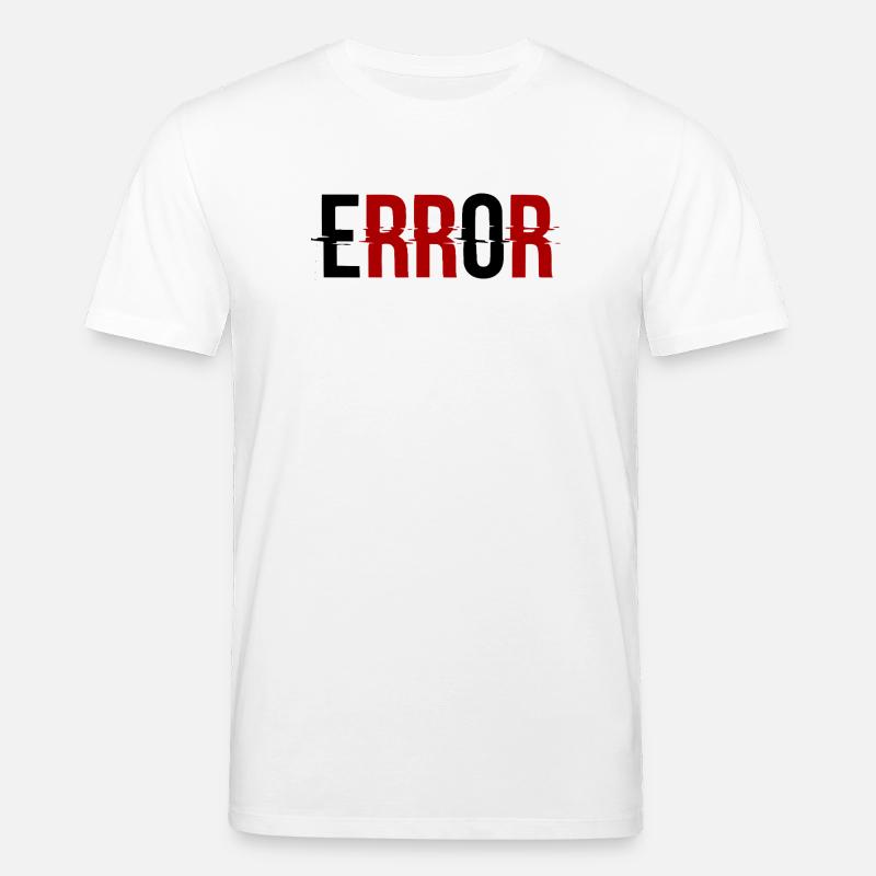 Error Fehlermeldung Glitch-Design - Stanley/Stella Unisex Bio-T-Shirt CREATOR  - Weiß