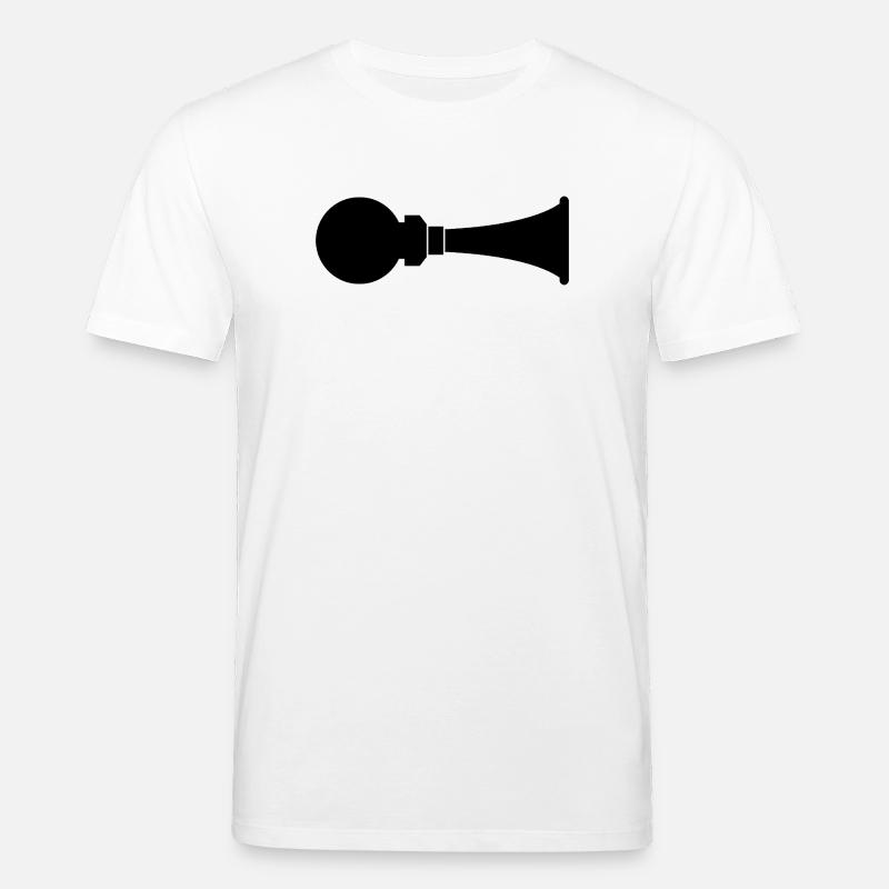 Car Horn - Stanley/Stella CREATOR Unisex Organic T-Shirt - white