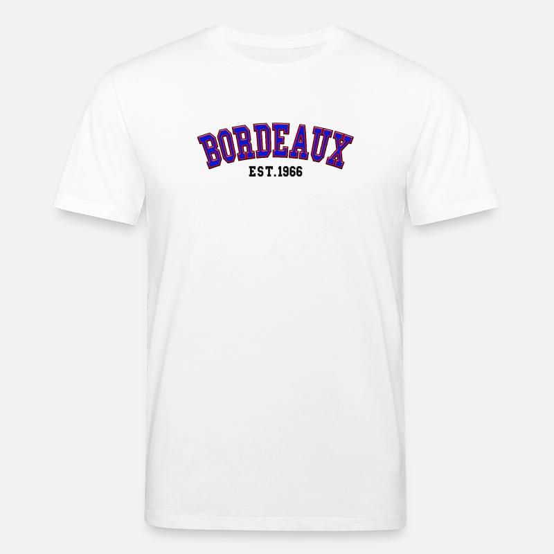 Bordeaux Est. 1966 - Stanley/Stella CREATOR Unisex Organic T-Shirt - white