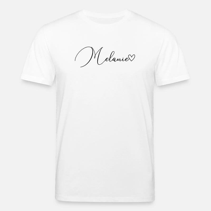 Melanie Name Vorname Mädchen - Stanley/Stella Unisex Bio-T-Shirt CREATOR - Weiß