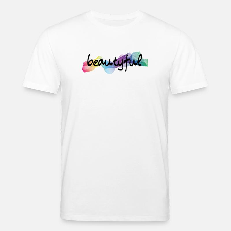 beautyful wunderschön - Stanley/Stella Unisex Bio-T-Shirt CREATOR  - Weiß