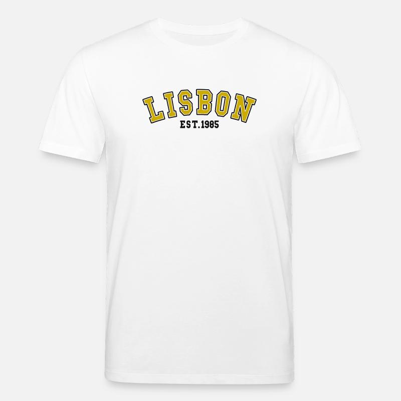 Lissabon Est. 1985 - Stanley/Stella Unisex Bio-T-Shirt CREATOR  - Weiß