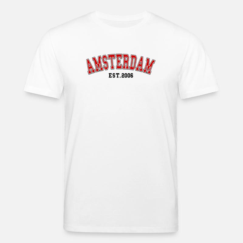 Amsterdam Gründung 2006 - Stanley/Stella Unisex Bio-T-Shirt CREATOR - Weiß