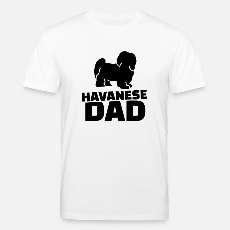 Havanese Dad - T-shirt bio CREATOR Stanley/Stella Unisexe - blanc