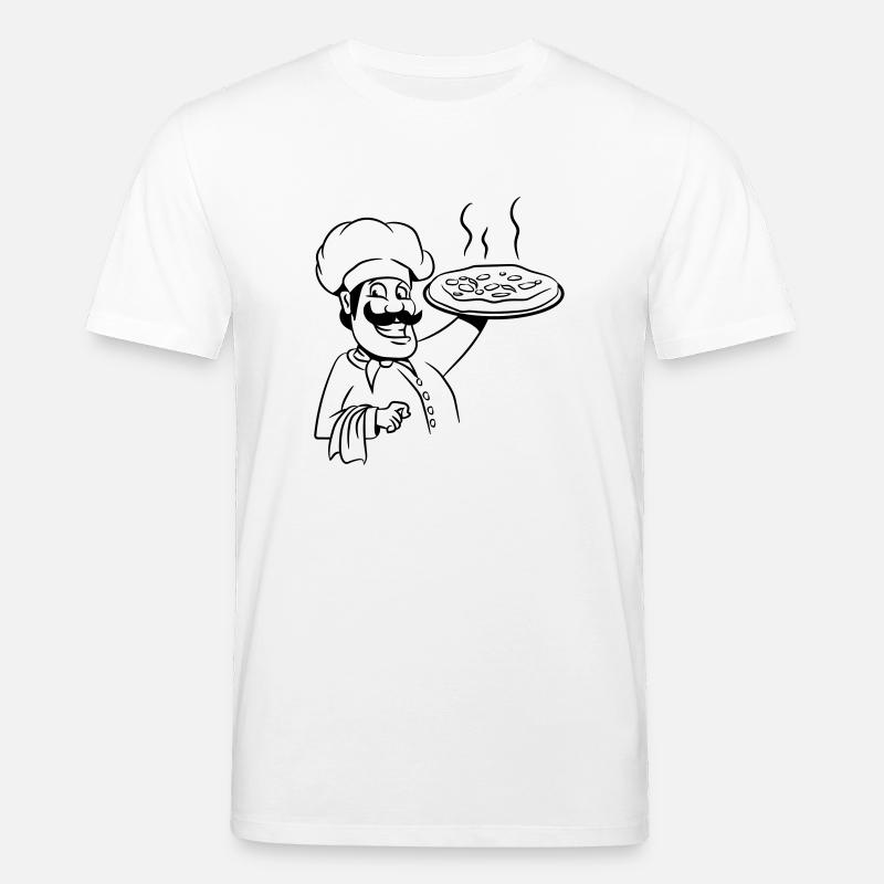 cuire la pizza de cuisson - T-shirt bio CREATOR Stanley/Stella Unisexe - blanc