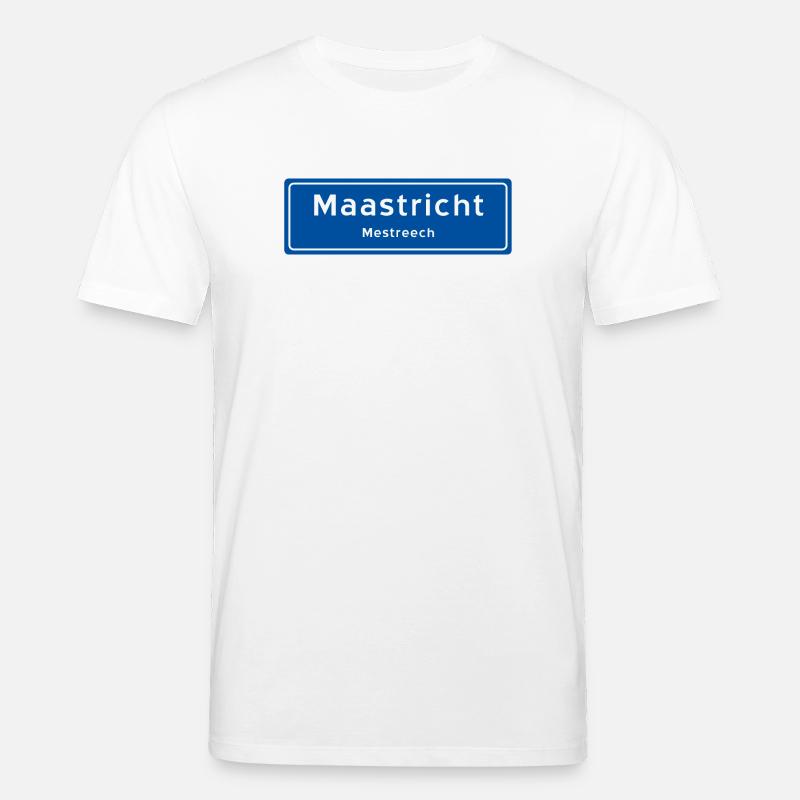 Maastricht Ortsschild - Stanley/Stella Unisex Bio-T-Shirt CREATOR  - Weiß