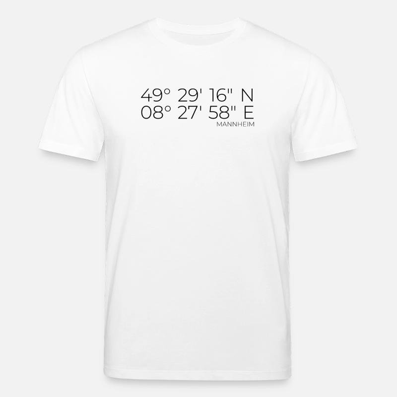 coordinates Monnem Mannheim - Stanley/Stella CREATOR Unisex Organic T-Shirt - white
