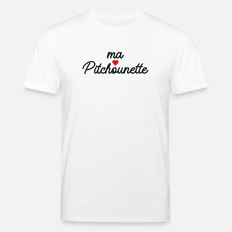Ma Pitchounette Cœur Doux Script - T-shirt bio CREATOR Stanley/Stella Unisexe - blanc