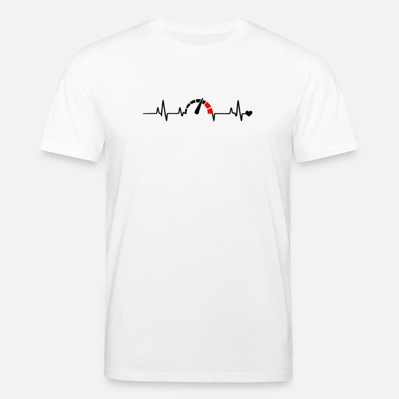 Roter Segmentbogen Logo Muster - Stanley/Stella Unisex Bio-T-Shirt CREATOR  - Weiß